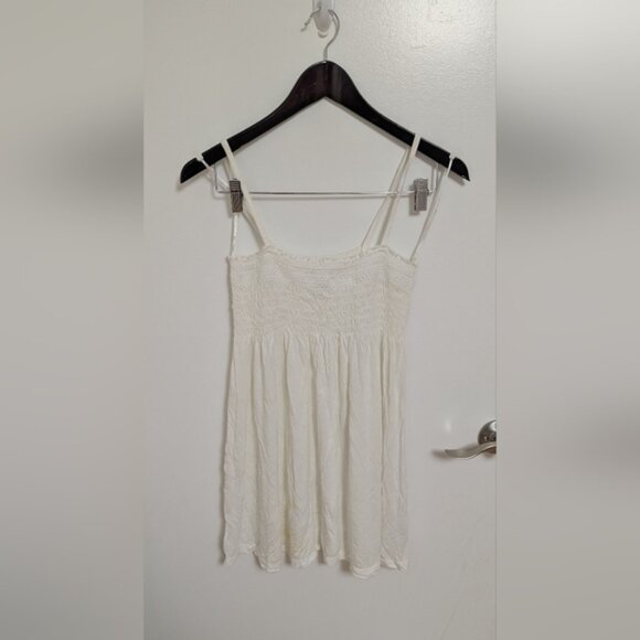Womens Medium White Summer Dress - Picture 2 of 4